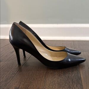 Ralph Lauren Black Leather Heels